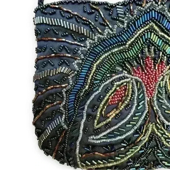 Carla Marchi beaded evening shoulder bag - Picture 9 of 14